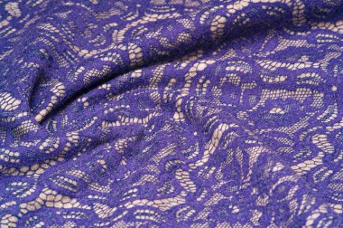 Arka plan dokusu. Şablon. Dantel kaplı sıcak yün kumaş