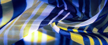 Arka plan dokusu. çok renkli çizgili ipek kumaş. Meksika co