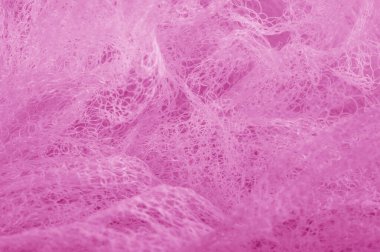 Pembe renk bir örgü kumaş. bu mikro-ince bir kafes, hangi