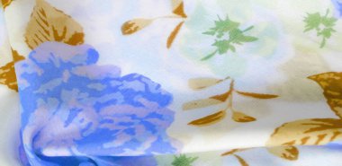 doku deseni pamuklu kumaş. Beyaz bir backgrou üzerinde çiçekler güller