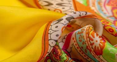 Doku, arka plan, paisley ipek kumaş, Hint temalar süslü t