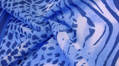 Doku, desen, koleksiyon, ipek kumaş, Afrika teması, hayvan