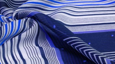 Doku, desen, koleksiyon, ipek kumaş, mavi arka plan ile 