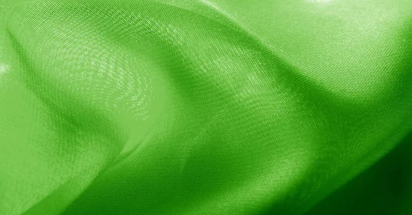 Texture, background, pattern, green salad, silk fabric This very — Stock Photo, Image