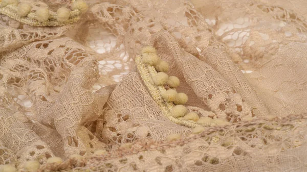 Textura, fondo, patrón, seda beige, femenino, corrugado N —  Fotos de Stock