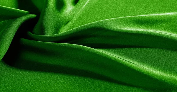 Latar belakang, pola, tekstur, wallpaper, kain sutra hijau. Tambah — Stok Foto