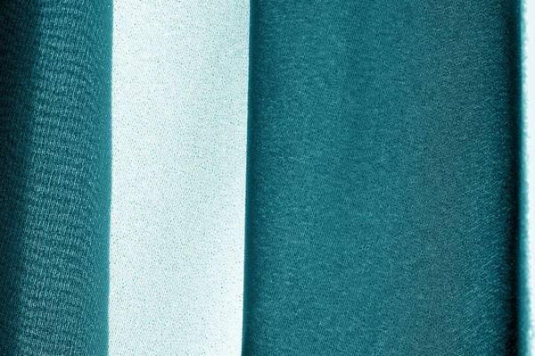 Texturizado, fondo, patrón, tela turquesa. Esta es una unus — Foto de Stock
