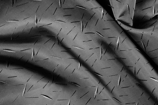 Texturizado, fondo, dibujo,. Tela de seda negra, Tela de seda D — Foto de Stock