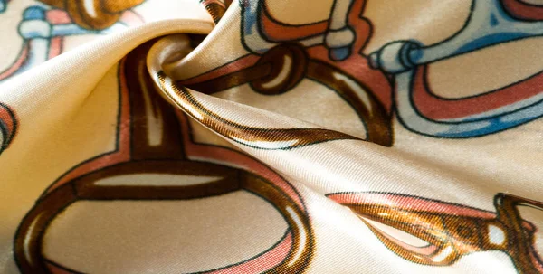 Текстура, фон, узор, декоративная шелковая ткань. Этот колл — стоковое фото