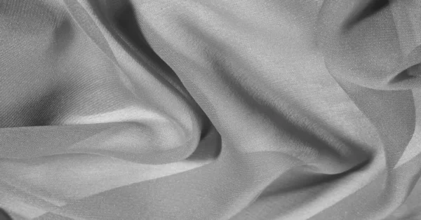 Texture, background, pattern, gray black Silk Fabric This very l — Stock Photo, Image