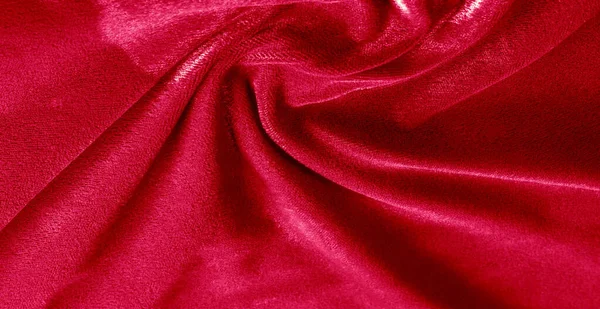 Patrón, textura, fondo, tela de terciopelo rojo, estilo terciopelo. P —  Fotos de Stock