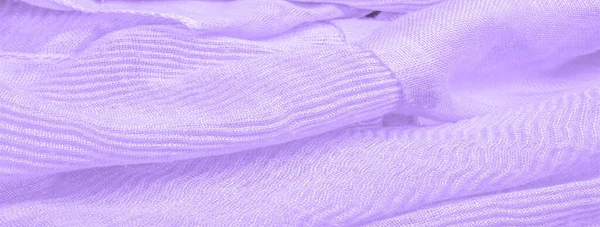 Texture, background, pattern, lilac silk corrugation crushed fab — Stock Photo, Image