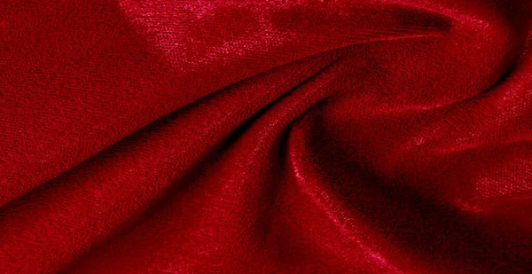 Patrón, textura, fondo, tela de terciopelo rojo, estilo terciopelo. P —  Fotos de Stock