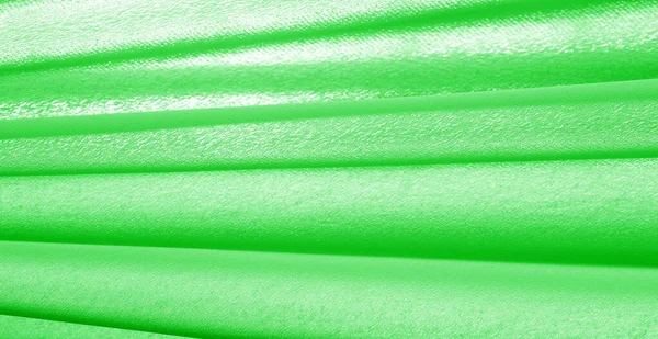 Imagine. Textură, fundal. țesătură verde de mătase smarald. Acest mine — Fotografie, imagine de stoc