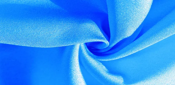 질감, 배경, 패턴, 실크 원단을 파란색으로. 이 실크는 — 스톡 사진