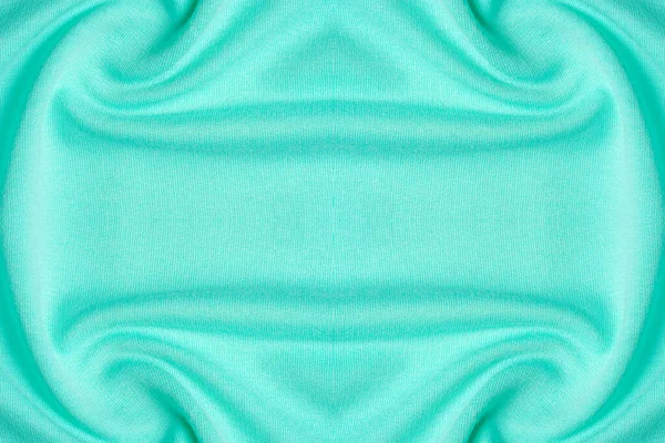 Textúra, háttér, mintázat. Az anyag kötött kék, Turqu — Stock Fotó