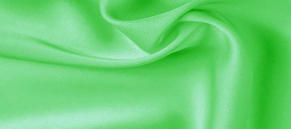 Achtergrond textuur, patroon. Groene smaragd zijde stof. Dit wil — Stockfoto
