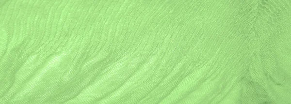 テクスチャ、背景、パターン、緑のシルクの波形破砕ファブ — ストック写真
