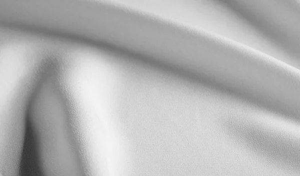 Una foto. Textura, fondo. Tejido de seda gris blanco. Este lujo —  Fotos de Stock