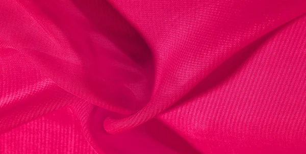बनावट पृष्ठभूमि पैटर्न लाल रेशम कपड़े। यह रेशम organza हा — स्टॉक फ़ोटो, इमेज