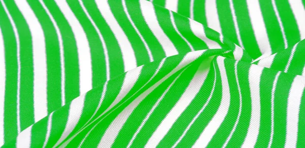 silk striped fabric. green white stripes. This beautiful, super