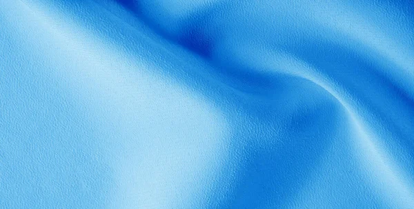 Picture. Texture, background. Blue sapphire silk fabric. This lu — Stock Photo, Image