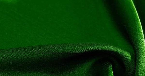 Фон, візерунок, текстура, шпалери, зелена шовкова тканина. Додати — стокове фото