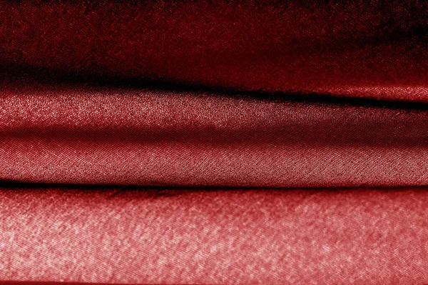 Textured, background, pattern, red cloth. Elegant knitted materi — Stock Photo, Image