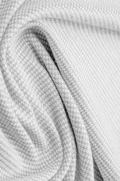 Textura pozadí, struktura Fabric teplá vlna se sešedvenou šedou — Stock fotografie