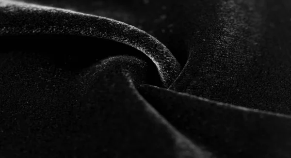 Fundo da textura, padrão. Black Velveteen. Este magnífico e — Fotografia de Stock