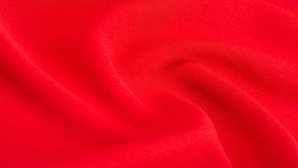 Kain Berpola Dengan Tekstur Merah Kain Serbaguna Ini Memiliki Banyak — Stok Foto