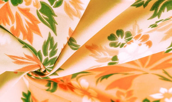 Texture, background, pattern, delicate silk with floral print E — Stock Image Texture, background, pattern, delicate silk with floral print E Royalty Free Stock Photos