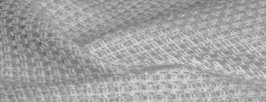 Arka plan dokusu, desen. Metalik payetlerile beyaz kumaş,