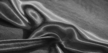 Doku, arka plan, desen, siyah ipek kumaş. Bu tapabl