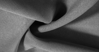 doku, arka plan, desen, gri siyah İpek Kumaş Bu çok l