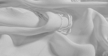 Arka plan, desen, doku, duvar kağıdı, beyaz ipek kumaş bir