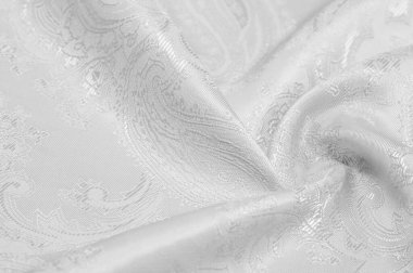 Doku arka plan İpek kumaş Siyah beyaz renk Lüks yumuşak 