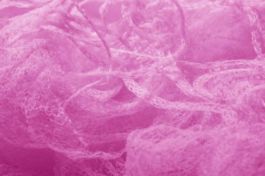 Pembe renk bir örgü kumaş. bu mikro-ince bir kafes, hangi