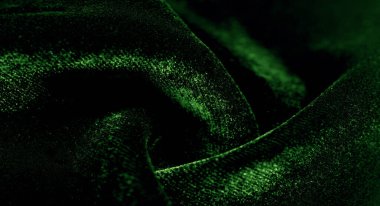 Doku arka planı, desen. yeşil kadife. Bu ağır siklet v