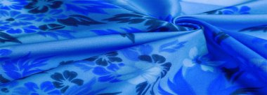 doku, arka plan, desen, çiçek pri ile narin mavi ipek