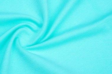 Doku, arka plan, desen. Kumaş mavi, turquo örme