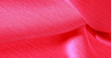 Arka plan desen doku duvar kağıdı, kırmızı pembe ipek kumaş. 