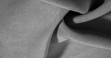 doku, arka plan, desen, gri siyah İpek Kumaş Bu çok l