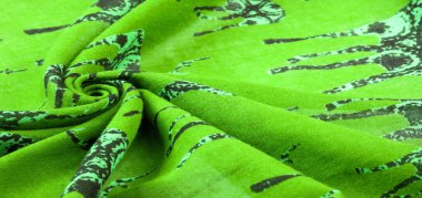 doku, arka plan, bir baskı o ile yeşil renk pamuklu kumaş