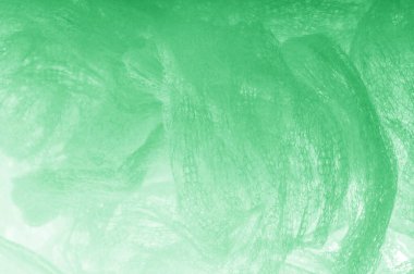 Örgü yeşilli kumaş. Sizin için ruhani parlaklık bir çizgi ekleyin