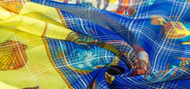 doku, arka plan, desen, koleksiyon, lacivert renkli ipek fabr