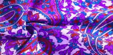 Arka plan dokusu, desen, paisley kumaş pamuk. Tarafından tasarlanmıştır