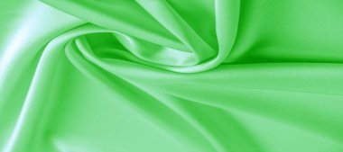 arka plan dokusu, desen. Yeşil zümrüt ipek kumaş. Bu wil