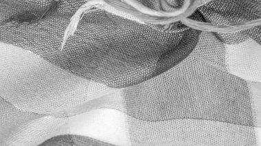 Doku, arka plan, ipek eşarp kadınsı siyah ve beyaz bir 