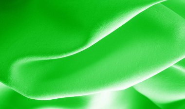 Resim. Doku, arka plan. yeşil zümrüt ipek kumaş. Bu ben